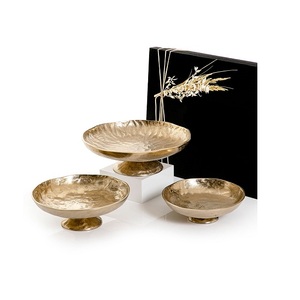 Set of 3 Different Sizes Decorative Bowl Premium Quality Aluminium Chocolates Bowl At Affordable Price - Product Image 4