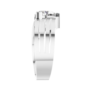 แหวนหมั้นเพชรโมอิสซาไนต์ทรงหัวใจแบบสั่งทำพิเศษ เกรด VVS D ทองคำแท้ 14k เครื่องประดับชั้นดีสำหรับผู้หญิง ของขวัญวันครบรอบแต่งงาน - Product Image 2