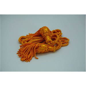 เครื่องตกแต่งเครื่องแบบพู่ทำจากหนังและผ้าไหมทำจากพู่ทำจากลวดทองแท่ง - Product Image 2