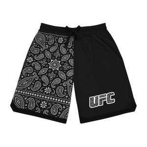 กางเกงขาสั้นบอร์ด MMA เอวยางยืดพร้อมเชือกผูกโลโก้และออกแบบได้อย่างรวดเร็ว - Product Image 1