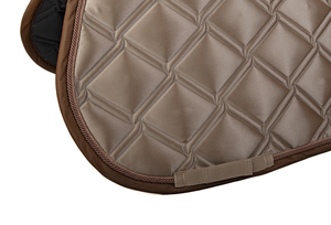 Manta de Silla de Montar Inglesa Acolchada de Algodón con Diseño de Diamantes, Superventas |   Almohadilla de Doma de Compresión con Relleno de Poliéster de Alta Calidad - Product Image 2