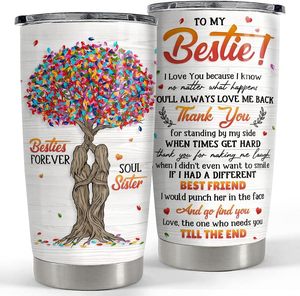 Best Friend Stainless Steel <b>Insulated</b> Tumbler 20oz Thermal Insulation Women's Gift <b>Cup</b> Birthday - Product Image 3