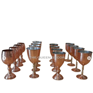 Vaso de metal de cobre puro Accesorio de cocina y bar sostenible Vasos para vino Cerveza Otras bebidas Nuevo para fiestas - Product Image 2