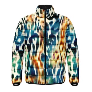 Calidad al por mayor logotipo personalizado prendas de vestir exteriores chaquetas de lona invierno 300g aislado burbuja Puffer con capucha Abrigo acolchado chaquetas de los hombres - Product Image 1