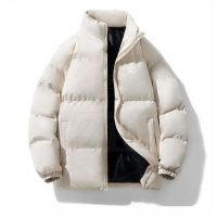 Veste matelassée à capuche zippée pour homme, grande taille, en laine de renard, imperméable et respirante, avec logo personnalisé, de haute qualité, toute nouvelle, pour l'hiver