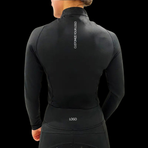 Ropa Ecuestre Elástica en 4 Direcciones de Alta Calidad con Logotipo Personalizado, Camiseta de Manga Larga con Cierre y Malla para Montar a Caballo - Product Image 6