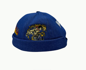 Casquette en jean personnalisée |   Tissu en jean de qualité supérieure, style pêcheur, motif uni, broderie, réglable, sports de plein air, décontracté, plage - Product Image 2