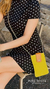 Bolso Bandolera de Rafia con Detalles en Cuero Hecho a Mano en Italia-PS540 - Product Image 6