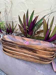 Bols décoratifs en bois, bol à pâte en bois, bol à bougie, bol à noix en bois, design classique pour servir les aliments - Product Image 2