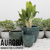 Maceta Decorativa de Cerámica en Oferta, con Logotipo Personalizado, Acabado Esmaltado, Ecológica, Ligera, Duradera, Moderna, para Hogar y Jardín