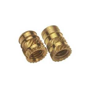 Suministro a granel de insertos roscados de latón para moldeado de plástico, carpintería y montaje de muebles - Product Image 1