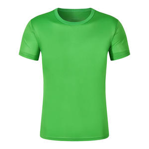 OEM Custom Design Short-sleeved <b>Polyester</b> <b>T</b> <b>Shirt</b> Quick-drying Round Neck Solid Color Knitted Printed Wholesale Men's <b>T</b>-<b>shirts</b> - Product Image 4