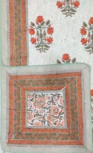 Jaipur เตียงเดี่ยวผ้าฝ้ายเนื้อนุ่มระบายอากาศได้ดีแบบดั้งเดิมผ้าฝ้ายพิมพ์ลาย100% แบบย้อนกลับได้ทำด้วยมือ - Product Image 5