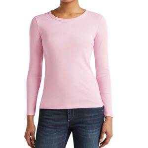 T-shirts de luxe avec logo personnalisé Design de mode classique écologique avec manches longues de couleur unie respirante pour l'été - Product Image 1