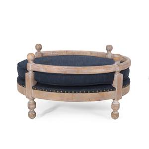 Lit pour animaux de compagnie en bois massif de luxe Elyana Jasmine - Product Image 2