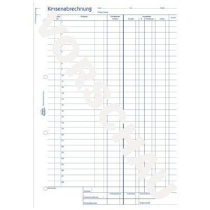 Papel para Recibos de Caja Registradora Avery Zweckform DIN A4 Sin Carbón, 1 Copia 2, 50 Hojas - Product Image 1