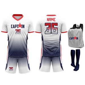 Traje Deportivo Corto de Poliéster 100% Transpirable de Secado Rápido de Alta Calidad para Hombre y Mujer, MOQ Bajo, Uniforme de Fútbol Personalizado por Sublimación OEM - Product Image 3