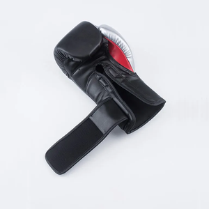 Vente directe d'usine de gants d'entraînement en cuir PU de haute qualité avec logo personnalisé 12oz 16oz Pro Boxers au choix pour les arts martiaux de kickboxing - Product Image 6