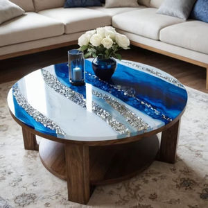 Handcrafted Polished Agate Seal <b>Stone</b> Luxury Home Decor Religious Flower Model Pattern <b>Resin</b> Customized Color High Crafted - Product Image 1