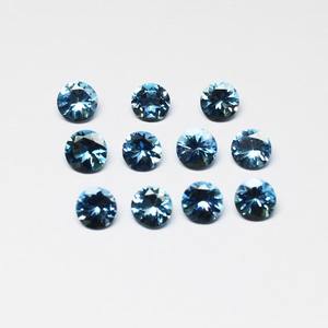 Pierre précieuse aigue-marine naturelle cadeau pour elle qualité supérieure 100% pierre précieuse de naissance naturelle aigue-marine en forme ronde en vrac - Product Image 2