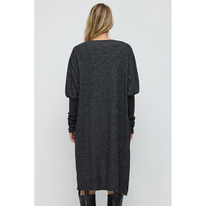 Cárdigan largo de punto con bolsillos - Product Image 5