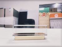 Cloche moderne personnalisée en acrylique et lucite pour bougies de Hanouka et bénédiction de Besamim, pré-assemblée pour une utilisation autonome