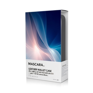 กระเป๋าสตางค์หนังสำหรับกาแล็กซี่ A57 A55 A34 A53 10A 9A สีดำหุ้มฉนวน - Product Image 3