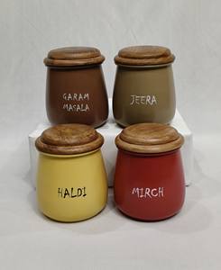 Boîtes de conservation modernes pour cuisine, en métal galvanisé, pour aliments, vaisselle en métal bon marché, fournisseurs indiens - Product Image 4