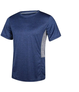 Vente en gros de t-shirts décontractés en polyester pour homme, impression personnalisée, vêtements de sport ajustés à sec pour homme - Product Image 6