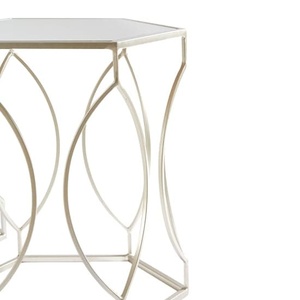 High Quality Modern Metal <b>Wire</b> Hexagonal <b>Coffee</b> Tea <b>Table</b> Home Furniture Living Room Bed Room Set Of 2 At Affordable - Product Image 2
