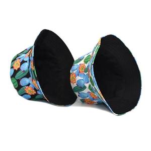 Chapeau de seau surdimensionné de style streetwear, broderie 3D, style image, imperméable, colorblock, mode unisexe, quatre saisons, 100% coton - Product Image 2