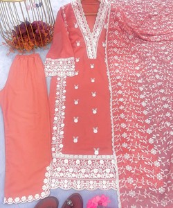 Ấn Độ thiết kế giản dị chính thức văn phòng hàng ngày mặc cô gái in Váy giá bán buôn sẵn sàng làm phụ nữ Dresses Lady thanh lịch mới nhất alphanumero - Product Image 2