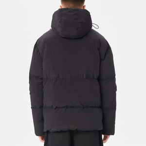 Veste d'hiver pour hommes de haute qualité en coton rembourré à capuche veste en toile décontractée coupe-vent fermeture à glissière Streetwear - Product Image 2