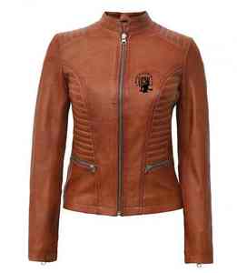 Veste en Toile Simili Cuir pour Femme, Style Nouveau, Manches Longues, Imperméable, Écologique, Vêtement d'Hiver pour Femme, Noir, Quantité Personnalisée - Product Image 1