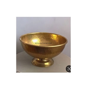 ชามโลหะสีทองสำหรับใส่อาหารชามใส่อาหารดีไซน์เป็นเอกลักษณ์สำหรับโรงแรมและภัตตาคาร - Product Image 1