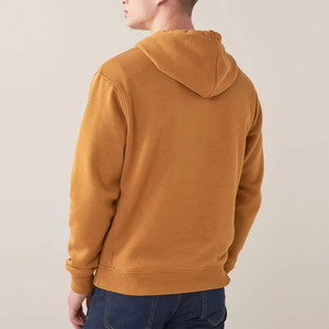 Collection Hiver Sweat à capuche basique pour hommes Vêtements décontractés Pull à capuche avec poche kangourou Basics Coton mélangé Casual Wear - Product Image 4