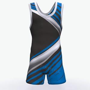 2025 nouveauté haute qualité jeunes lutte maillots boxe uniforme haute qualité personnalisé Club équipe avant Logo extensible caractéristique - Product Image 6
