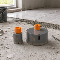 Forets diamantés brasés sous vide de 6-125 mm, scies cloches à filetage M14 pour porcelaine, céramique, granit, marbre, carrelage, personnalisables OEM