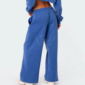 Latest Design Wholesale Price Flare <b>Trousers</b> For Sale Private Label Solid Color Women Flare <b>Trousers</b> - Product Image 2