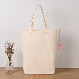 ถุงผ้าคอตตอนสีขาว12ออนซ์สำหรับซื้อของที่ทนทานถุงผ้าคอตตอน100% สำหรับงานหนักผลิตตามสั่ง - Product Image 3