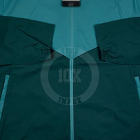 Personnalisé Coupe-Vent Shorts Combinaisons Veste À Capuche Hommes Zip Up Nylon Imperméable Couleur Unie Coupe-Vent Court Ensemble