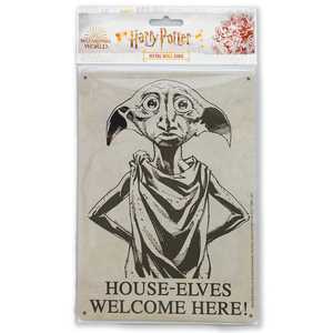ป้ายต้อนรับดีไซน์ดั้งเดิมของแฮร์รี่ พอตเตอร์ ด็อบบี้ เฮ้าส์เอลฟ์ ยินดีต้อนรับที่นี่ - Product Image 1