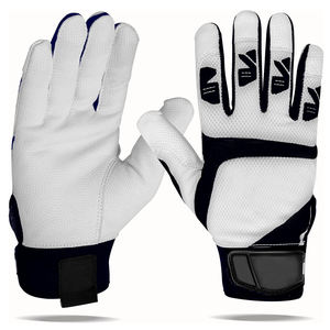 Recién llegado, guantes de bateo de béisbol con puños cortos, calidad superior, diseño de logotipo personalizable, guantes duraderos antideslizantes para batear - Product Image 1