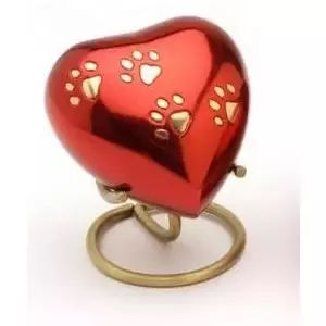 Quality Precisely Designed <b>Heart</b> Shaped Keepsake Cremation Urn Funeral Supplies Low Price Hot Seller - Product Image 3
