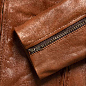 Chaqueta de cuero genuino ajustada para hombre elegante a medida invierno ecológico acolchado estilo de calle para aspecto moderno 2026 - Product Image 3