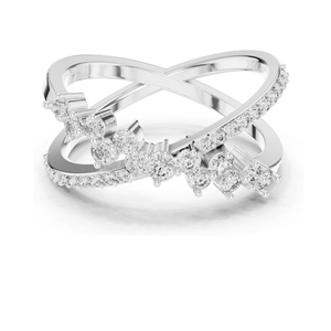 Bague pour femme en diamant de laboratoire de 0,473 carats, clarté VVS-VS EF, or 18 carats, 14 carats, 10 carats et argent 925, or rose, or jaune, or blanc - Product Image 1