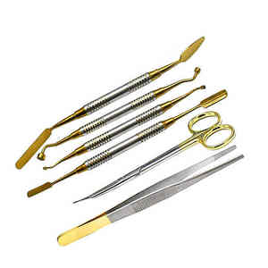 Base quirúrgica de potencia Manual de grado médico PRF certificado CE ISO 5 uds conjunto de cirugía de implante Dental instrumentos de alta calidad para - Product Image 1