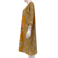 Meilleure Vente – Pyjama Élégant et Décontracté pour Femme, Robe de Nuit à Manches Longues en Tissu Éponge Floral, Marque Cheery, 100% Rayonne, Longueur Genou, Été