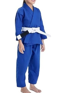 Ensemble de jiu jitsu pour enfants, kimono d'entraînement, uniforme artistique en gros, costumes de karaté, uniforme de kimono Bjj, tenues pour filles - Product Image 2