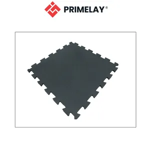 Rubber Flooring Manufacturer Selling High Quality Durable Rubber Mat Fitmat Interlock 15 Gym Tile from Malaysia